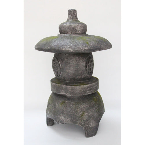 Hi-Line Gifts 25" Stone Multi Purpose Pagoda Lantern with Magnetic Door EasyOptionXY LLC