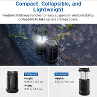 Etekcity LED Camping Lantern Magnetic Lights, Brightness Control with Batteries, Collapsible EasyOptionXY LLC