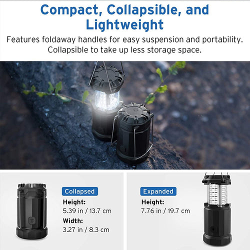 Etekcity LED Camping Lantern Magnetic Lights, Brightness Control with Batteries, Collapsible EasyOptionXY LLC
