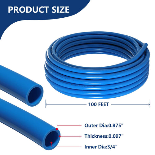 3/4" 100ft PEX-A Pipe (Blue & Cutter) Plumbingsell