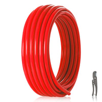 1/2" 100ft PEX-B Pipe (Red & Cutter) Plumbingsell
