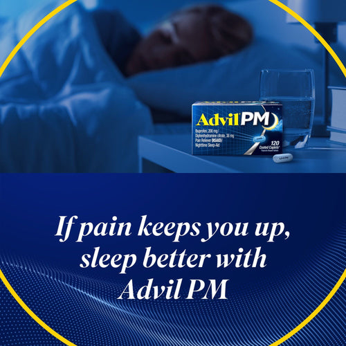 Advil PM Pain and Headache Reliever Ibuprofen Caplets; 20 Count EasyOptionXY LLC