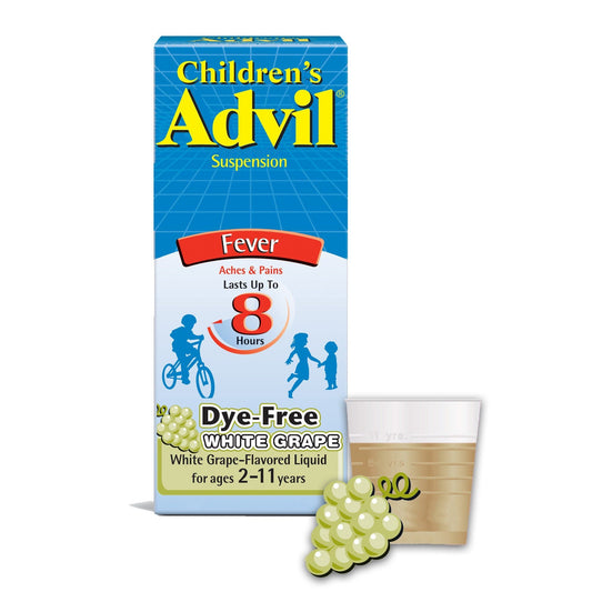 Advil Children's Pain and Headache Reliever Ibuprofen Dye Free Liquid; 100 mg; 4 fl oz EasyOptionXY LLC