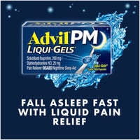 Advil PM Liqui-Gels Pain and Headache Reliever Ibuprofen Capsules; 80 Count EasyOptionXY LLC