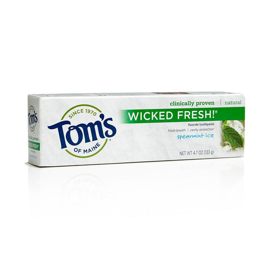 Tom's of Maine Wicked Fresh! Toothpaste, Fluoride, Spearmint Ice