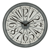 La Crosse Clock 20" Antique Gray Contemporary Quartz Analog Wall Clock, 404-3950 EasyOptionXY LLC