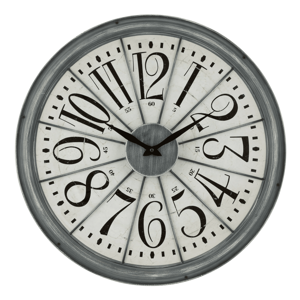 La Crosse Clock 20" Antique Gray Contemporary Quartz Analog Wall Clock, 404-3950 EasyOptionXY LLC