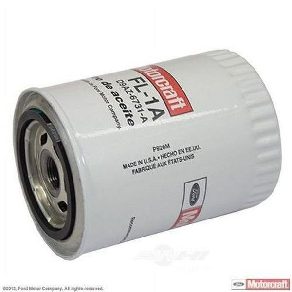 Engine Oil Filter MOTORCRAFT FL-1A Fits select: 1975-1996 FORD F150, 1983-2000 FORD RANGER EasyOptionXY LLC