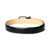 Eclipse Black Leather Belt