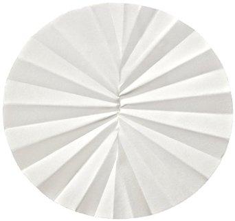 Whatman 10312251 Filter Circles, 240mm Dia, Folded Prepleated Grade 598, 50/Pk