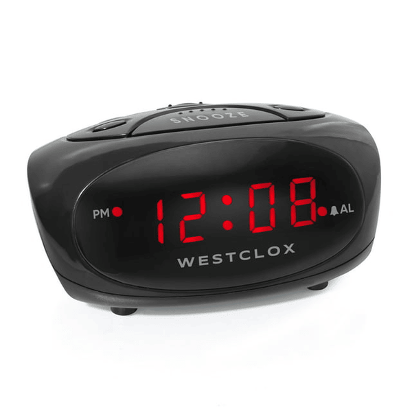 70044A Black Super Loud Electric Digital Alarm Clock with 0.6" Red LED Display EasyOptionXY LLC