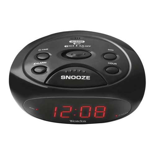 70044A Black Super Loud Electric Digital Alarm Clock with 0.6" Red LED Display EasyOptionXY LLC