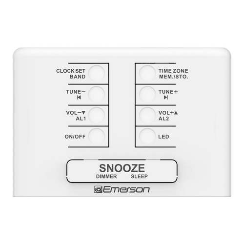 Emerson Smartset PLL AM/FM Dual Alarm Clock Radio with 0.9" Blue LED Display and LED D¨¦cor, CKS1500 EasyOptionXY LLC