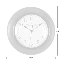 FirsTime & Co. Brown Harrington Whisper Wall Clock, Traditional, Analog, 11.5 x 2 x 11.5 in EasyOptionXY LLC