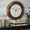 FirsTime & Co. Brown Harrington Whisper Wall Clock, Traditional, Analog, 11.5 x 2 x 11.5 in EasyOptionXY LLC