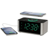 Emerson Alarm Clock Radio and Wireless Charger with Bluetooth, Compatible with iPhone XS Max/XR/XS/X/8/Plus, 10W Galaxy S10/Plus/S10E/S9, All Qi Compatible Phones, ER100202 EasyOptionXY LLC