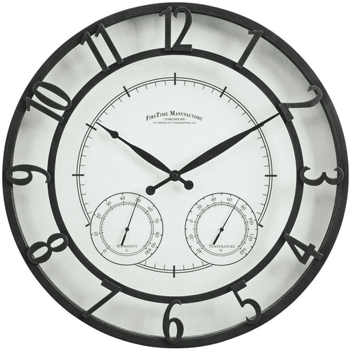 FirsTime & Co. Bronze Park Outdoor Wall Clock, Traditional, Analog, 18 x 2 x 18 in EasyOptionXY LLC