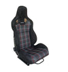 2nd Option Racing 1039R Reclinable Racing Seats – Red/Black