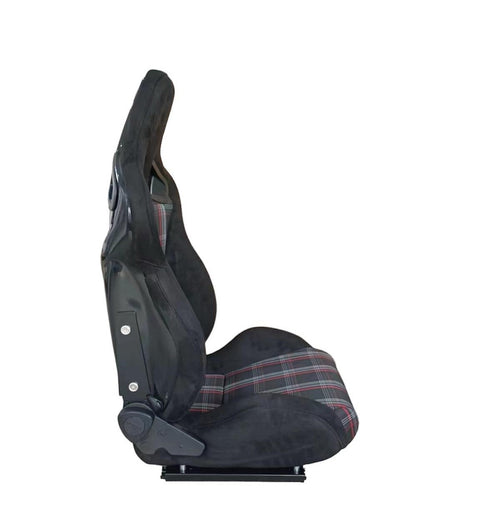 2nd Option Racing 1039R Reclinable Racing Seats – Red/Black