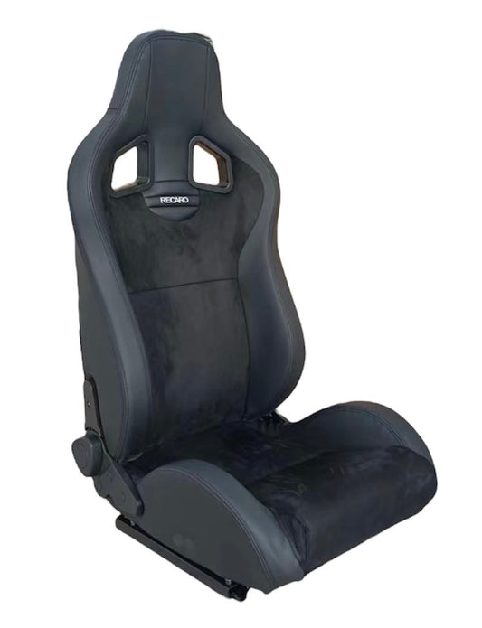 2nd Option Racing 1039 Reclinable Racing Seats – Black Suede