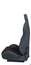 2nd Option Racing 1039 Reclinable Racing Seats – Black Suede