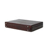 Executive Croco Leather Briefcase/Suitcase- Brown