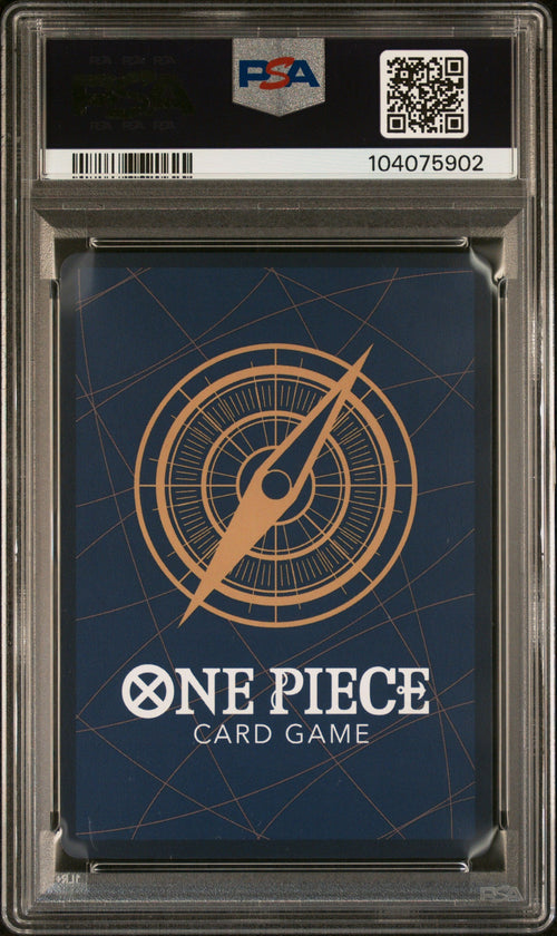 Graded 2024 One Piece PRB01 JP Japanese Monkey D. Luffy #055 Premium Booster Jolly Roger Foil Trading Card Game PSA 10 Gem Mint