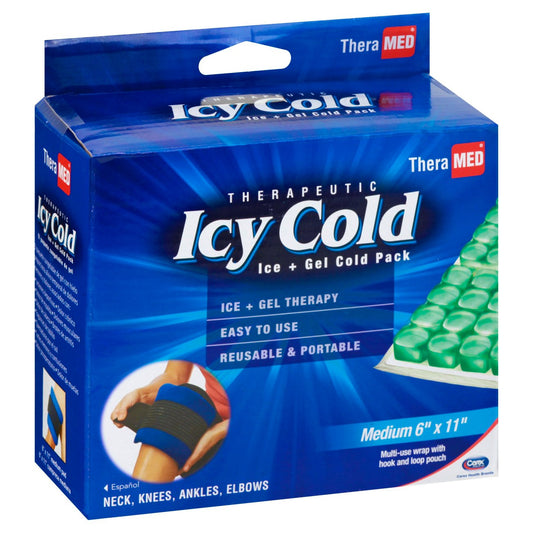 Thera Med Icy Cold, Ice + Gel Cold Pack, Therapeutic