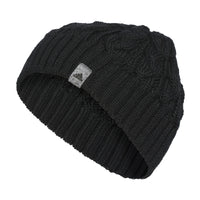 adidas Womens Whittier Beanie Standard fit Acrylic Knit Skull Cap/hat for Winter Black F23 One Size