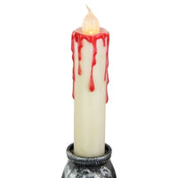 13.75" Antique Silver Skull Trio Halloween Candelabra EasyOptionXY LLC