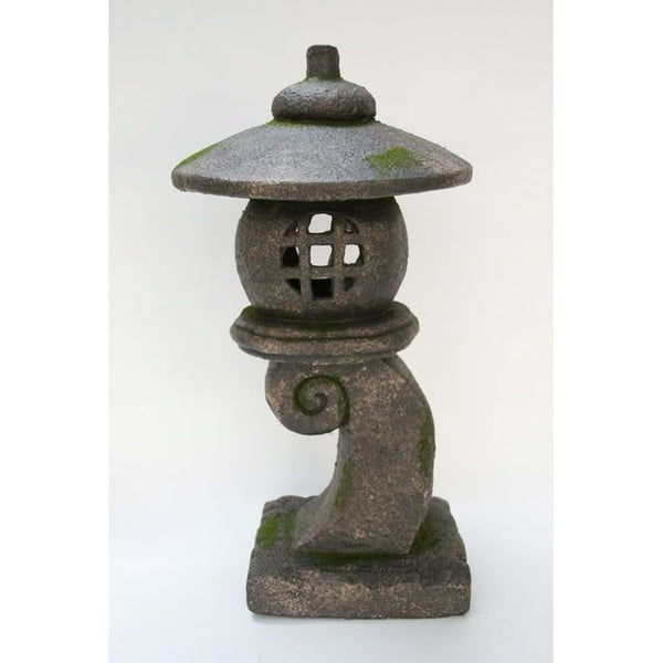 Hi-Line Gifts 23.5" Stone Multi Purpose Pagoda Lantern with Magnetic Door EasyOptionXY LLC