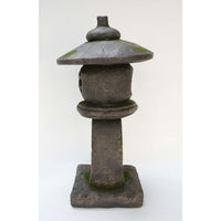 Hi-Line Gifts 23.5" Stone Multi Purpose Pagoda Lantern with Magnetic Door EasyOptionXY LLC