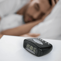 Equity 31003 Small Black Battery-Powered Digital Alarm Clock EasyOptionXY LLC