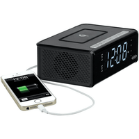 JENSEN QiCR-200 Dual Alarm Clock Radio with Qi Charging EasyOptionXY LLC