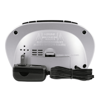 Equity 0.9 inch Blue LED Alarm Clock with USB Port, 30025 EasyOptionXY LLC