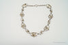 Lang Antiques Floral Link Sterling Silver Necklace