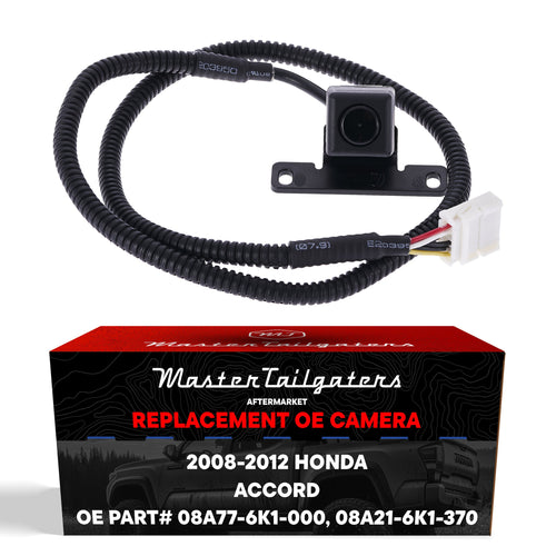 Honda Accord Coupe/Sedan (2008-2012) OEM Replacement Backup Camera OE Part # 08A21-6K1-370, 08A77-6K1-000