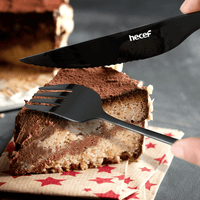 Hecef 11 PCS Portable Silverware Set, Stainless Steel Travel Camping Cutlery Flatware Set with Carrying Case EasyOptionXY LLC