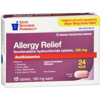 Gnp Fexofenadine Hcl 180mg Tab 15ct