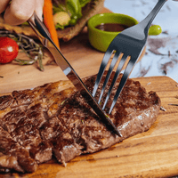 30 Pieces Silverware Set with Serving Set, Stainless Steel Modern Flatware, Service for 6 EasyOptionXY LLC