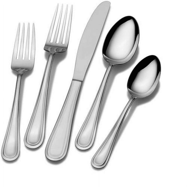 International Silver Forte 20-Piece 18/0 Stainless Steel Flatware Set EasyOptionXY LLC