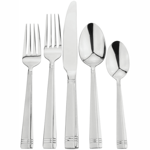 International Silver Dawson Frost 20-piece Stainless Steel Flatware Set EasyOptionXY LLC