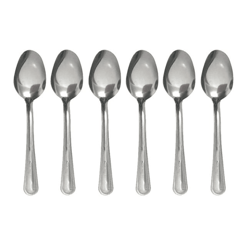 6 Pc Stainless Steel Dinner Spoons Flatware Set Soup Silverware Cutlery Utensil EasyOptionXY LLC