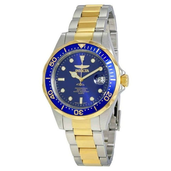 Invicta Pro Diver Quartz Blue Dial Two-tone Men's Watch 8935 EasyOptionXY LLC