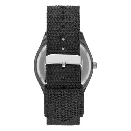 GEORGE Men's Digital Watch:Black Case, Positive Display, Nylon Fastwrap Strap (FMDOGE013) EasyOptionXY LLC