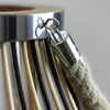 9.25" Rustic Chic Pear Shaped Rattan Candle Holder Lantern with Jute Handle EasyOptionXY LLC