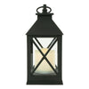 9" LED Battery Operated Black Lantern with Flameless Candle EasyOptionXY LLC