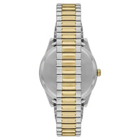 George Men's Watch: 2-Tone Silver/Gold Case, Blue Easy Read Dial, 2-Tone Silver/Gold Expansion Band (FMDOGE043) EasyOptionXY LLC