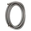 12ft Ice Maker Hose, with 1/4" Comp by 1/4" Comp Connection, Stainless Steel Braided Hose