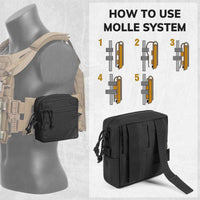 Votagoo GP Pouch MOLLE General Purpose Admin Pouches Small Utility EDC Pouch